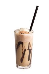 iced coffee with ice cream