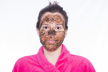 Mascarilla de café.