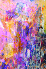 Abstract Oil on Canvas