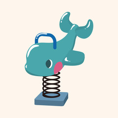 Amusement park facilities theme elements