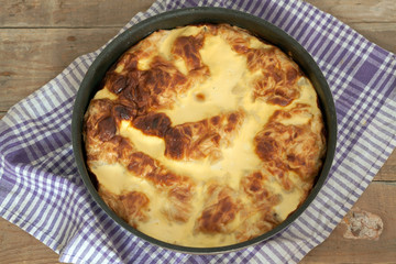 A delicious mushroom pie