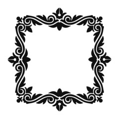 Vector decorative frame