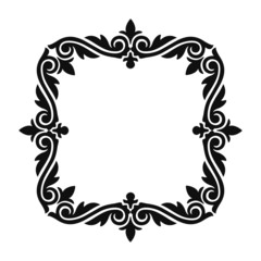 Vector decorative frame