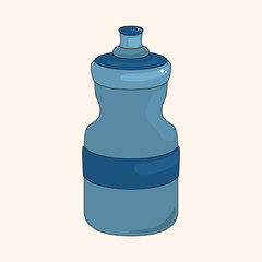 Bicycles equipment theme elements