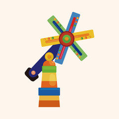 Amusement park facilities theme elements