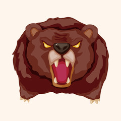 animal cartoon theme elements