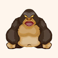animal cartoon theme elements