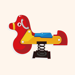 Amusement park facilities theme elements