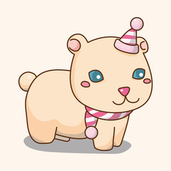 animal cartoon theme elements