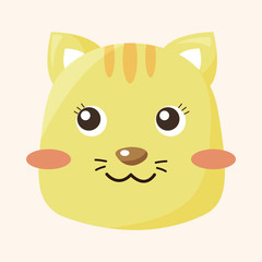 animal cartoon theme elements