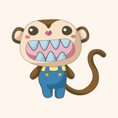 animal cartoon theme elements