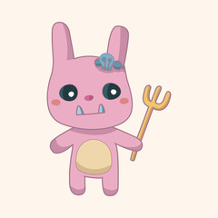 animal cartoon theme elements