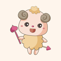 animal cartoon theme elements