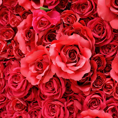 Obraz na płótnie Canvas rose artificial flower