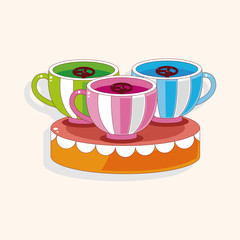 Amusement park facilities theme elements