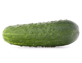 Cucumber vegetable  isolated on white background cutout
