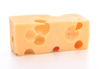 cheese isolated on white background cutout