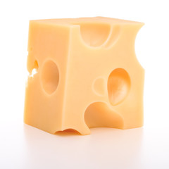cheese isolated on white background cutout