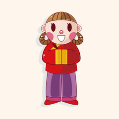Chinese people theme elements