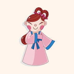 Chinese people theme elements