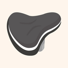 Bicycles equipment theme elements