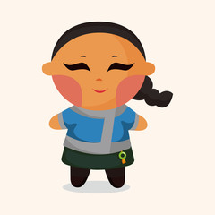 Chinese people theme elements