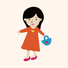 family girl character theme elements