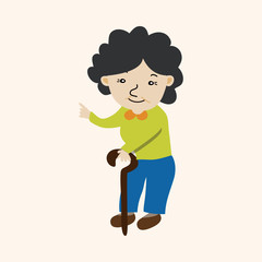 family grandmother character theme elements