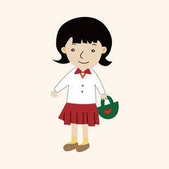 family girl character theme elements