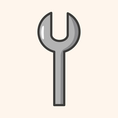 work tool wrench theme elements