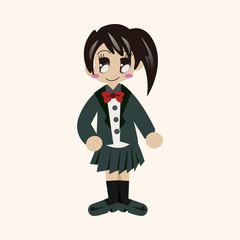 student cartoon theme elements