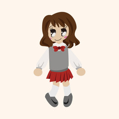 student cartoon theme elements