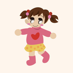 family girl character theme elements