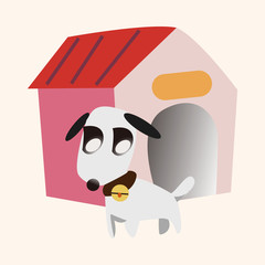 pet dog theme elements