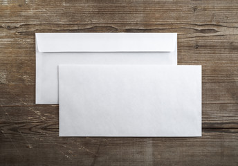 Blank envelopes