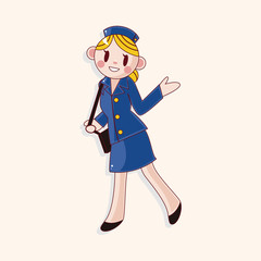 flight attendants theme elements
