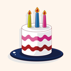 birthday decorating cake theme elements