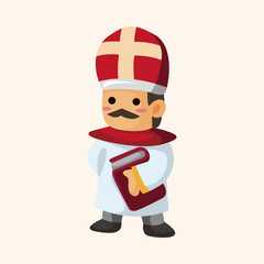 pastor and nun theme elements