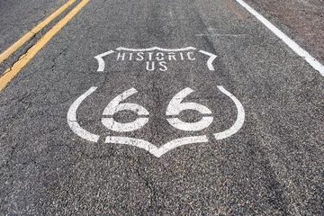 Foto op Plexiglas Route 66 bord © angelmcnall