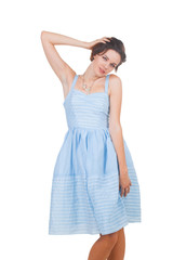 Female model in studio