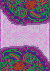 Background template for greeting text.