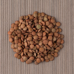 Circle of lentils
