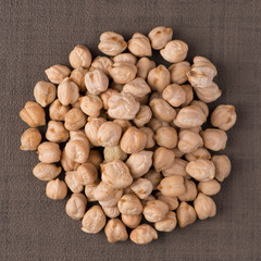 Circle of chickpeas