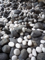 Various size of pebble stones Texture Background