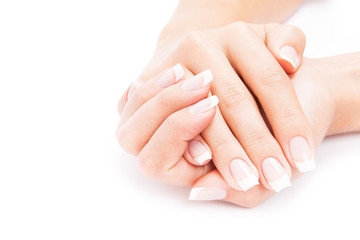 care for sensuality woman nails