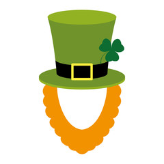Vector mask. St. Patrick.