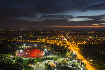 Im Olympiastadion gehts ab © Bernhard Sedlmaier