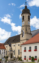 Ein Kloster in Weyarn, Bayern