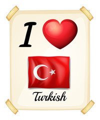 I love Turkish