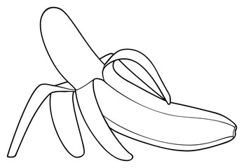 Delightful garden - Peeled banana